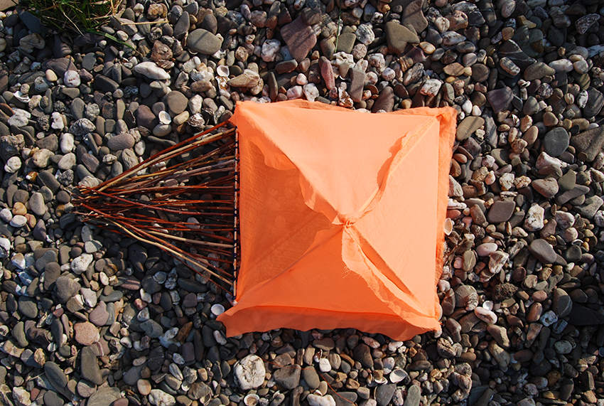 The foto is showing the sculpture Faunenreste by the artist Sandra Miriam Ehlen