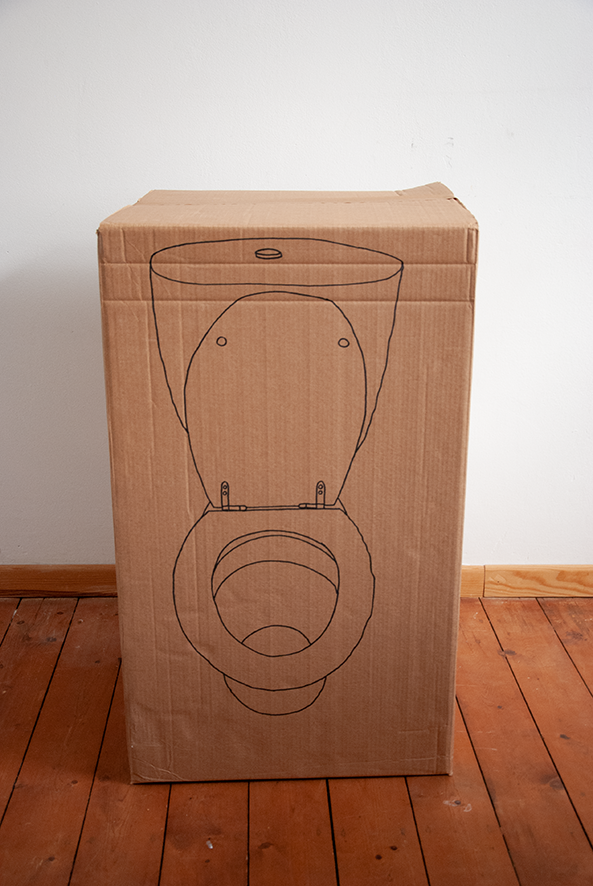 The picture is showing the sculpture Fatewell by the artist Sandra Miriam Ehlen